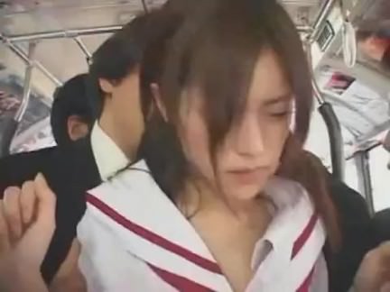 asian teen schoolgirl groped in bus