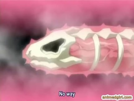 Captive hentai police woman hard shoved stick