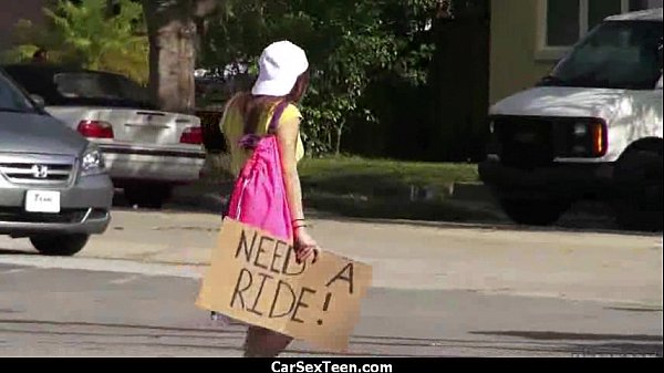 Car sex teen hitchhiker hardcore pounded 11