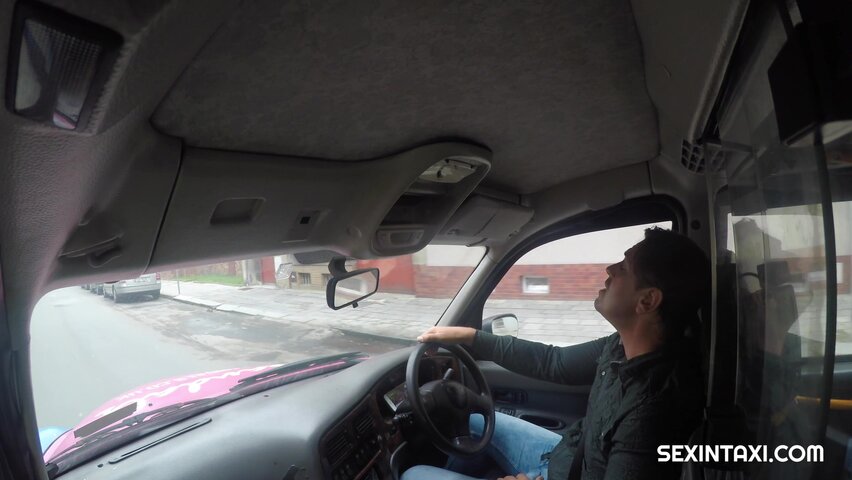 [서양] 섹스 택시, 한적한 곳으로 택시 몰고가서 떡치기 – 프레야 디